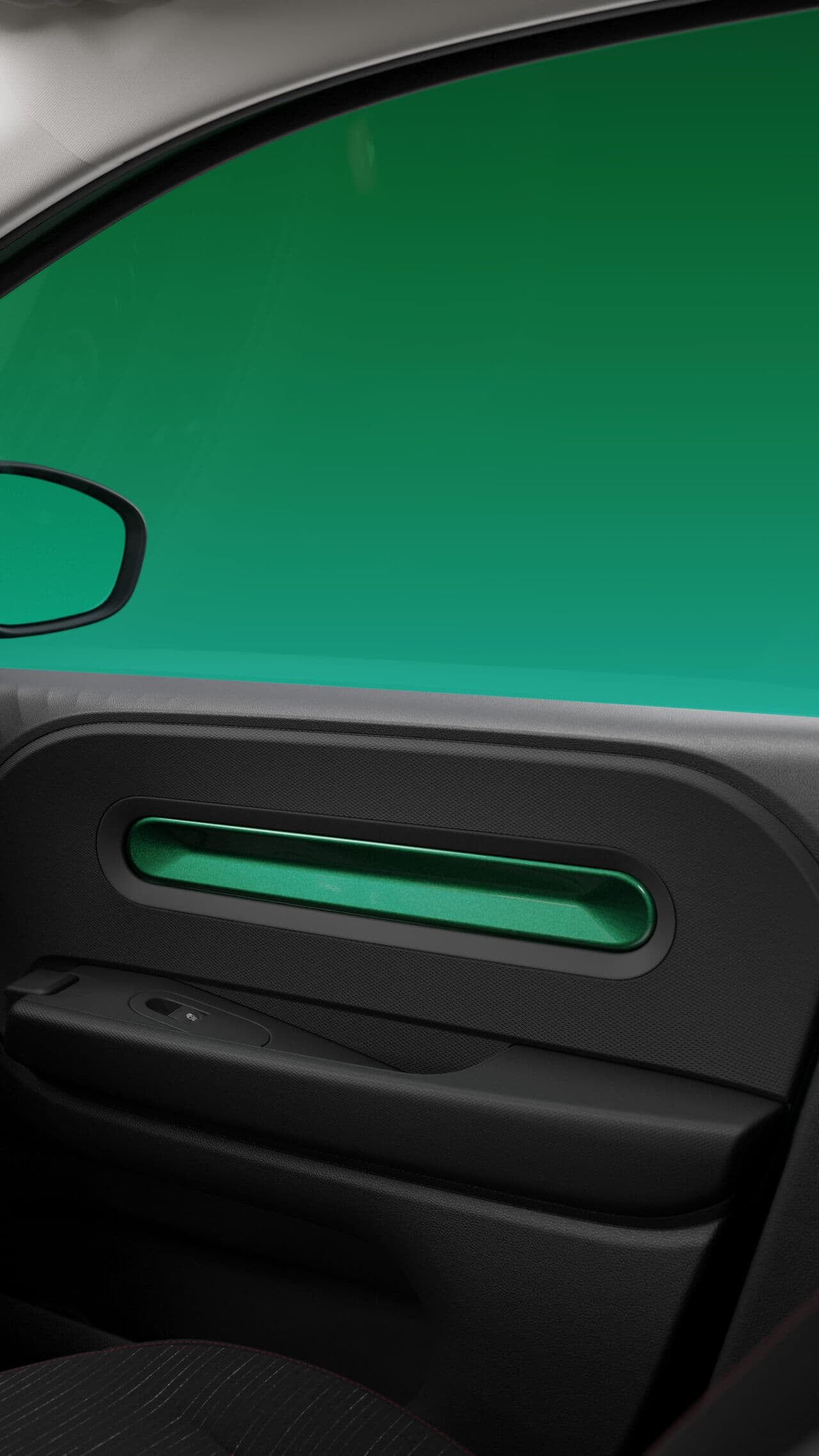 Cockpit des Renault Twingo mit openR link Touchscreen